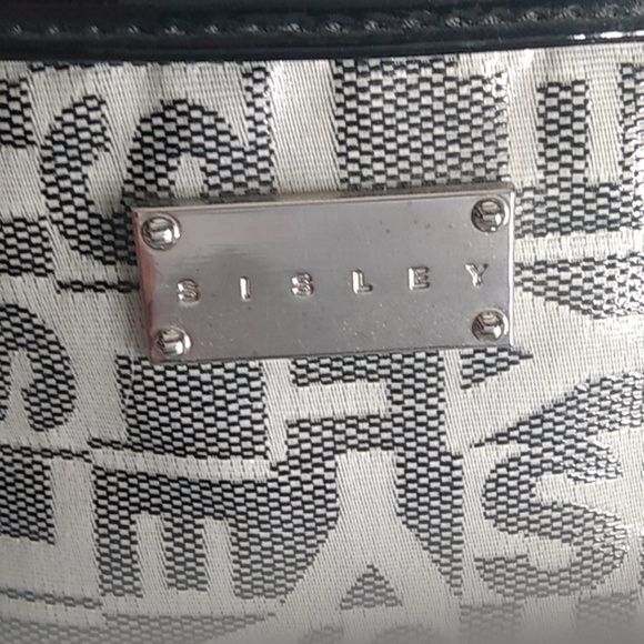 SISLEY Women's Purse 👜 LG Black and Grey - Picture 2 of 13